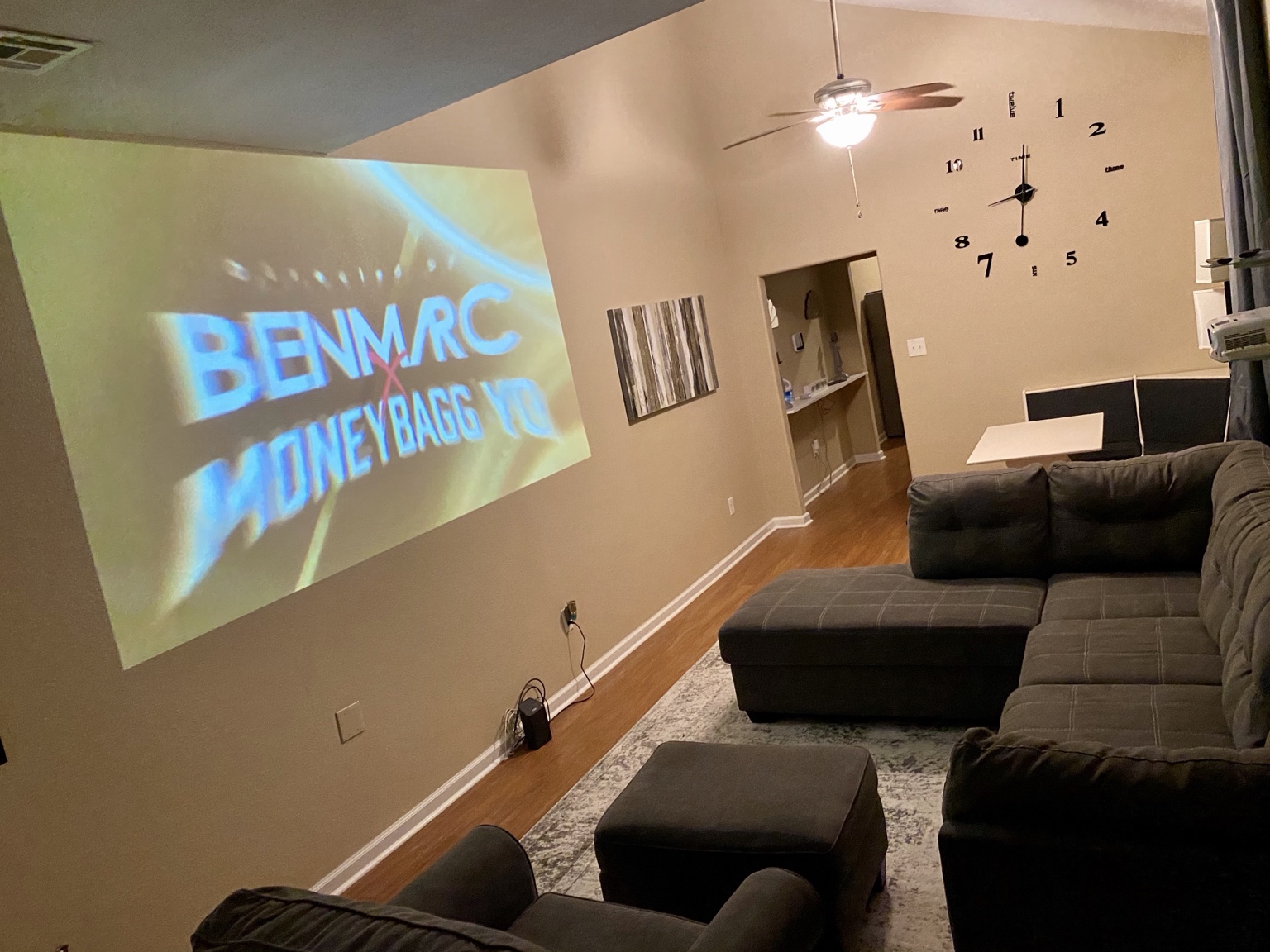 Dining and living space
